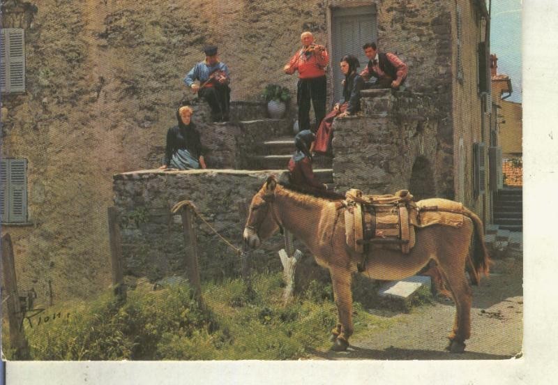 Postal 014755: Grupo folclorico A.Manella, Francia