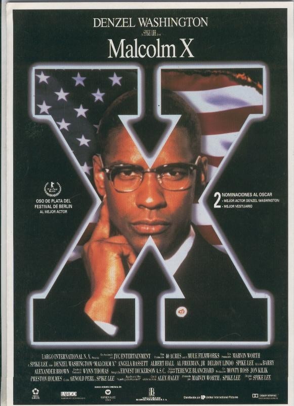 Caratula pelicula: Malcolm X