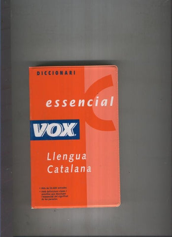 Diccionari essencial VOX Llengua Catalana