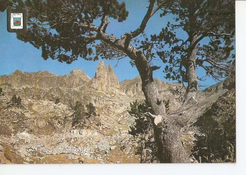 Postal 042483 : Pirineu Catala (Lleida). Regio dEspot. Agulles dAmitges. Al fons Port de Ratera