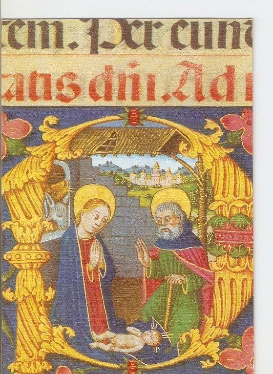 Postal 021718 : Misal Carcenal Cisneros Siglo XV