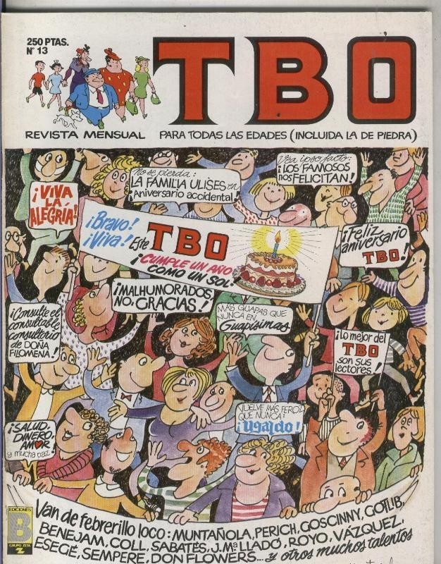 TBO de Ediciones B numero 013: portada de Muntañola