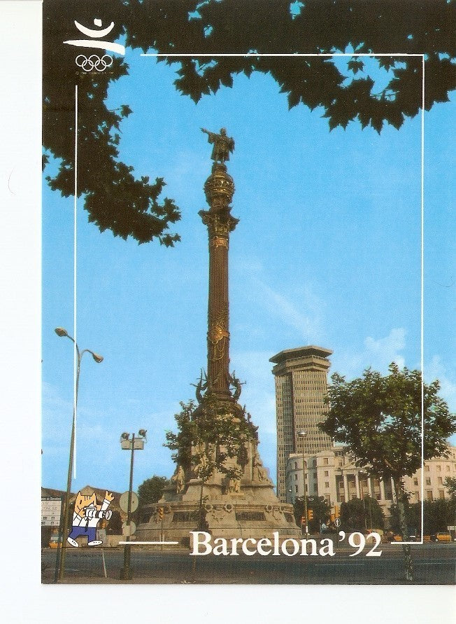 Postal 020734 : Colon. Aquell home. Coleccion Olimpica Barcelona 93
