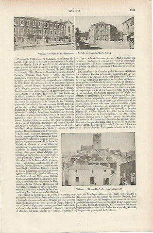 LAMINA DE ESPASA 292: Vistas de Villena