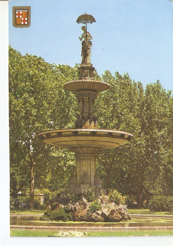 Postal 037958 : Barcelona. Parc de la Ciudadella. Dama del Paraiguas