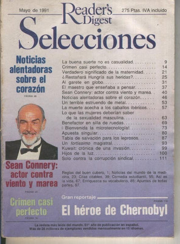 Selecciones del Readers Digest numero 606, mayo 1991