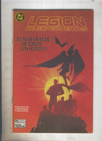 Legion de Superheroes numero 07 (numerado 1 en trasera)