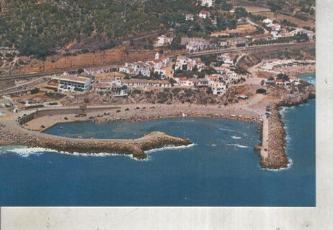 Postal 012615: Vista aerea del puerto y playa de Garraf, Barcelona