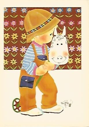 POSTAL 53205: DIBUJO DE RAFAELA