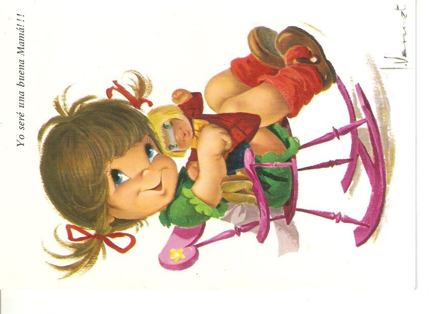 Postal 028446 : Yo sere una buena Mama!!!