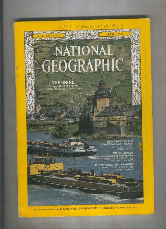 National geographic 1967 april The rhine 