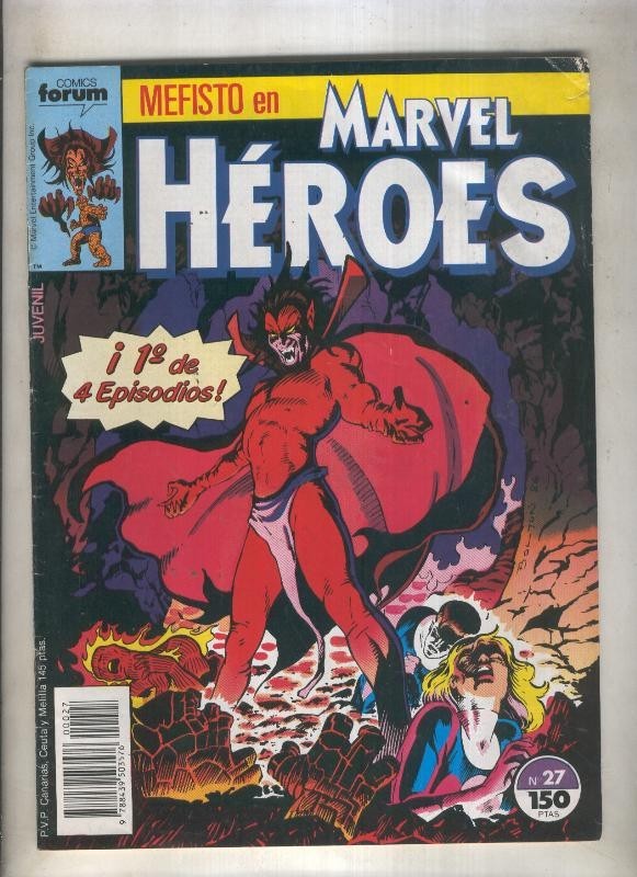 Marvel Heroes numero 27: Mefisto (numerado 4 en trasera)