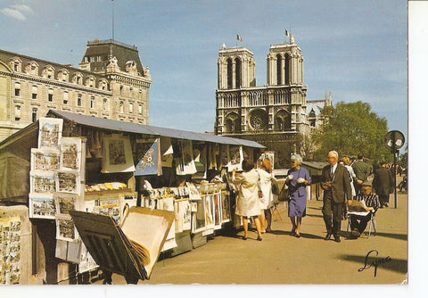 Postal 036790 : Paris. Les Bouquinistes. The second hand booksellers