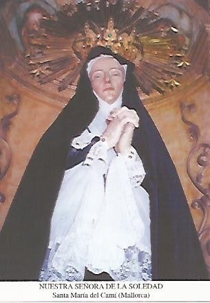 POSTAL 54485: Virgen de la Soledad. Santa Maria del Cami Mallorca
