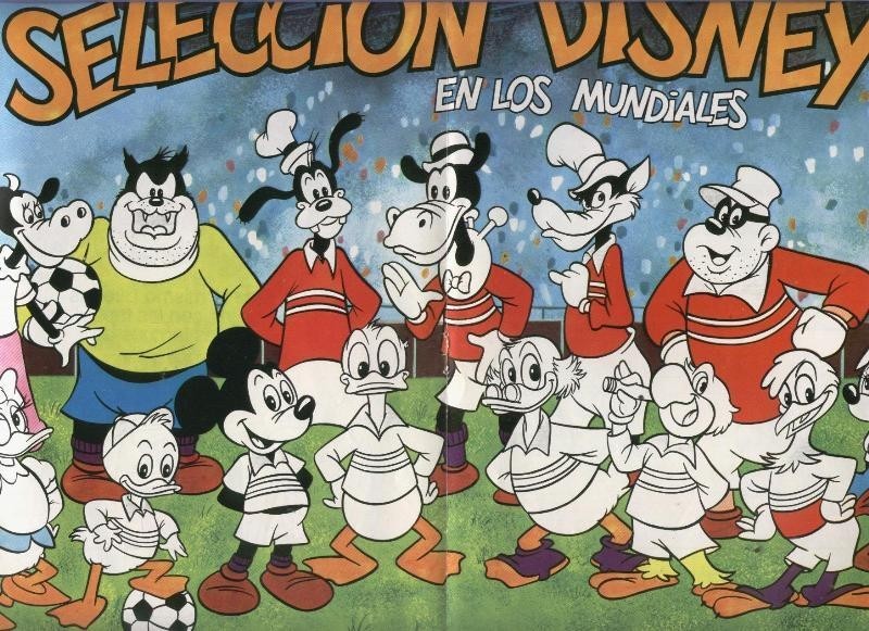 Poster Seleccion Disney en los Mundiales