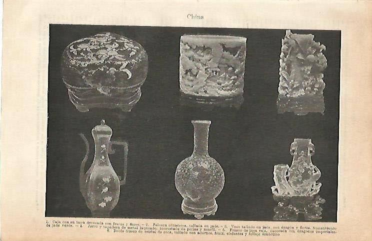 LAMINA ESPASA 1982: Artesania de China