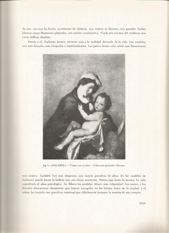 Lamina 082: Jose Ribera. Virgen con el Niño