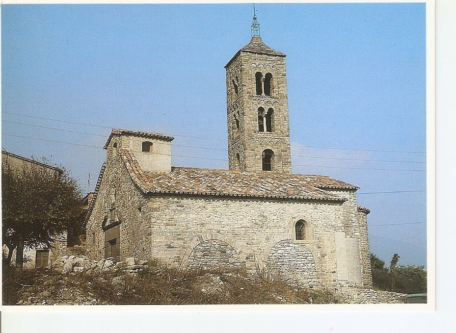 Postal 039093 : Esglesia de Sant Vicenç de Torello. Osona