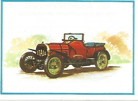 CROMO CHOCOLATES LAS COMAS - El Automovil Serie I Coches antiguos no 72 - Italia Grand Prix 1909