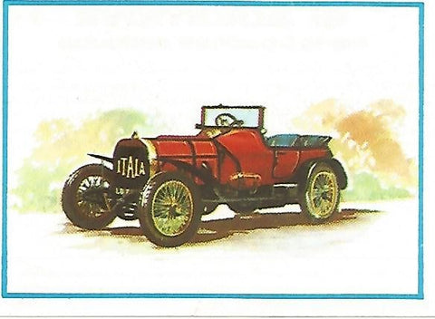 CROMO CHOCOLATES LAS COMAS - El Automovil Serie I Coches antiguos no 72 - Italia Grand Prix 1909