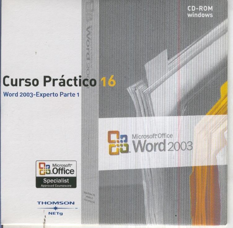 CD-ROM: Curso Practico Office 2003, No.16: WORD 2003-EXPERTO PARTE 1