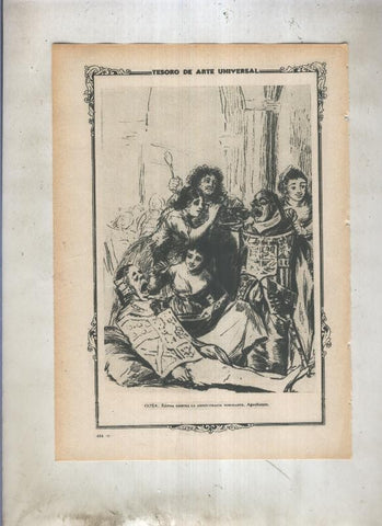 Lamina 022: Satira contra la aristocracia ignorante de Goya