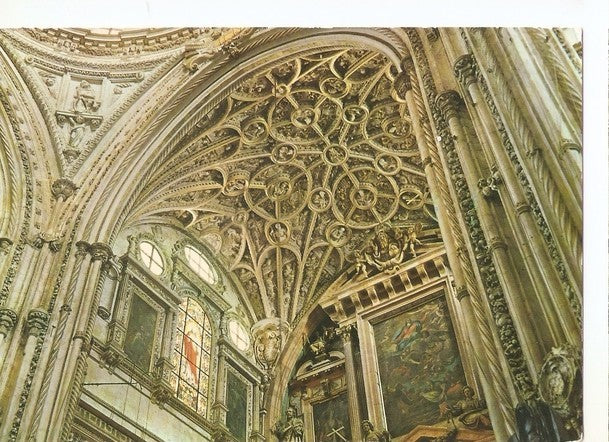 Postal 047341 : Cordoba. La Mezquita Catedral Cupula del Altar Mayor