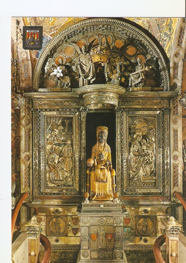 Postal 024508 : El Trono de la Virgen. Montserrat