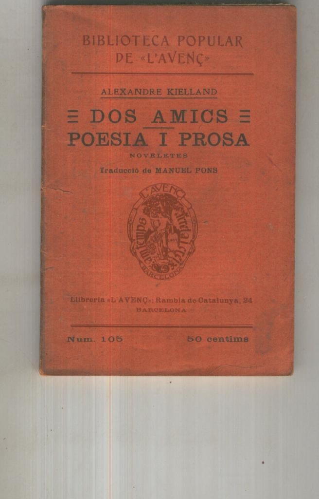 Dos amics. Poesia i Prosa