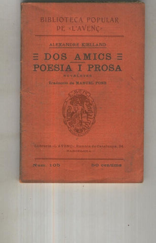 Dos amics. Poesia i Prosa