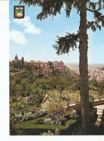 Postal 026167 : Vista parcial de la Alhambra - Granada