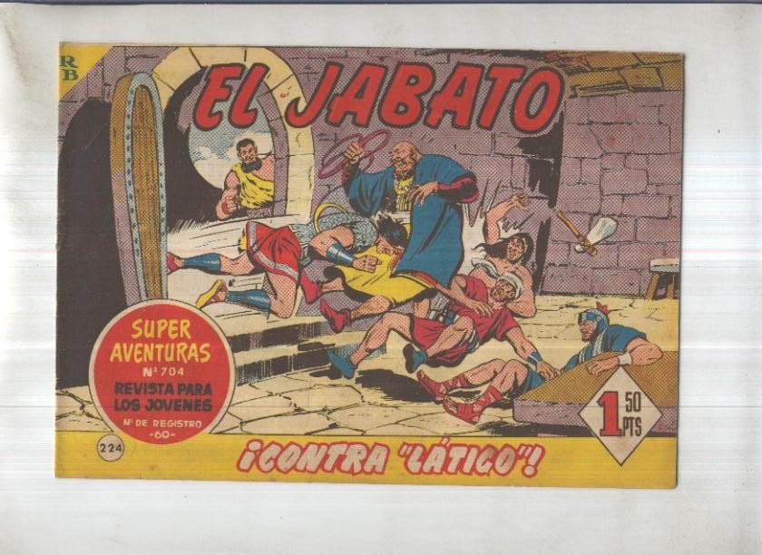 Bruguera: El Jabato numero 224: Contra Latigo