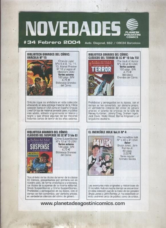Planeta Novedades febrero 2004 numero 34
