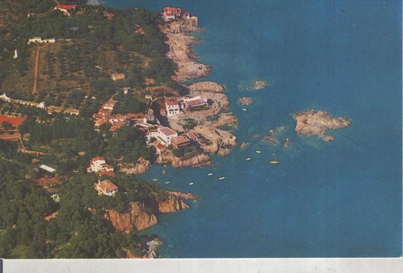 Postal 016054: Vista aerea de Bagur, costa brava