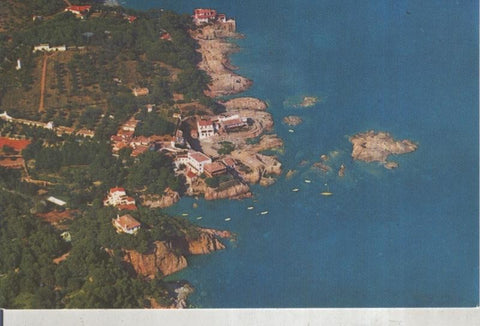 Postal 016054: Vista aerea de Bagur, costa brava