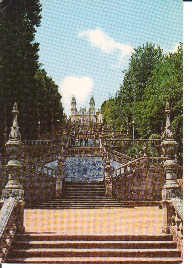 Postal 016834: LAMEGO Portugal - Iglesia de Nuestra Señora de los Remedios