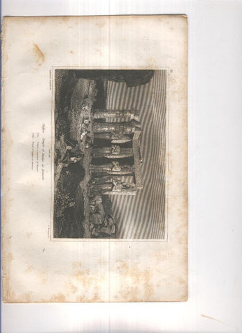 LAMINA/GRABADO 24: TEBAS, Templo y Estatua de Memnon