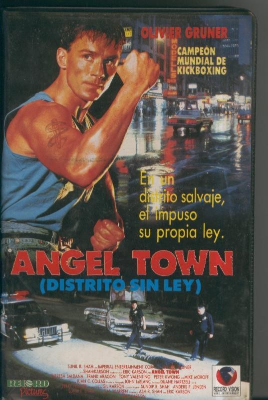 Video VHS: Angel Town (Distrito sin ley) (pelicula ya fatigada)