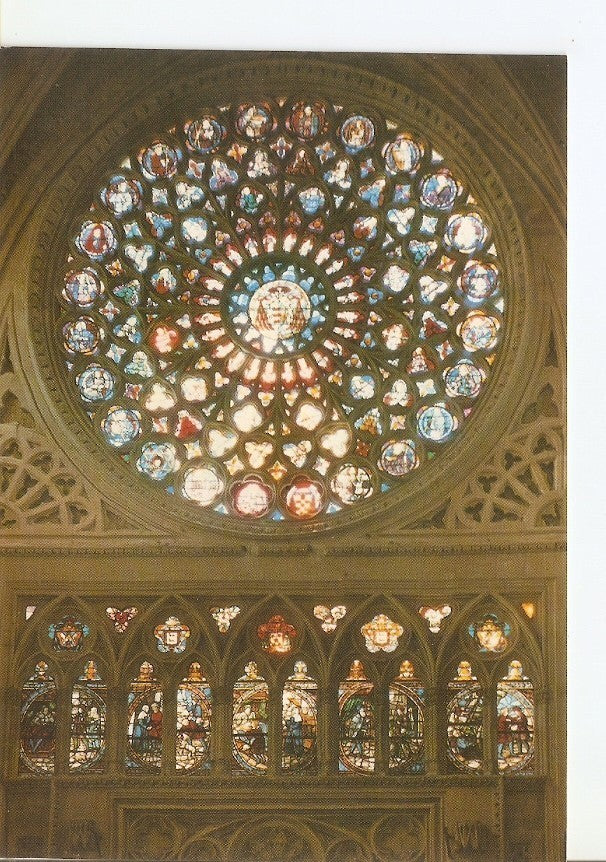 Postal 033670 : Toledo. Catedral. Roseton de la Puerta Princial