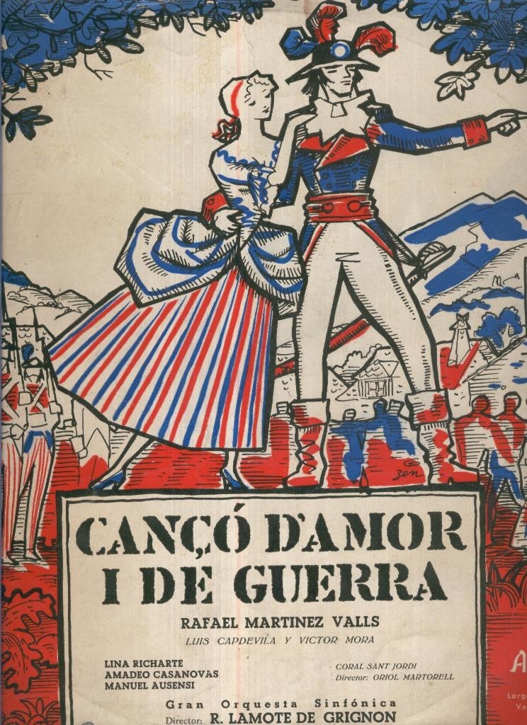 Disco LP: CANÇO D,AMOR I DE GUERRA - Opera