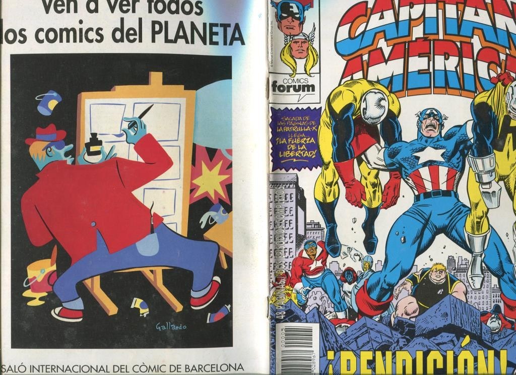 Capitan America & MIghty Thor numero 05 (grapa sacada por indicio de oxido)