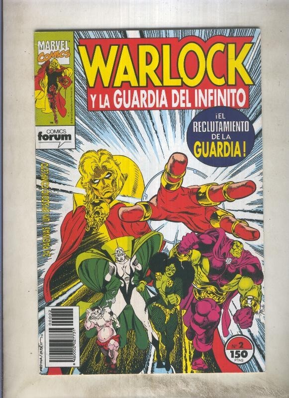 Warlock y La Guardia del Infinito numero 02 (numerado 2 en trasera)