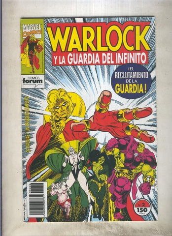 Warlock y La Guardia del Infinito numero 02 (numerado 2 en trasera)