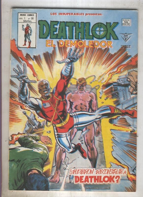 LOS INSUPERABLES numero 30: DEATHLOK (numerado 05 en contraportada)