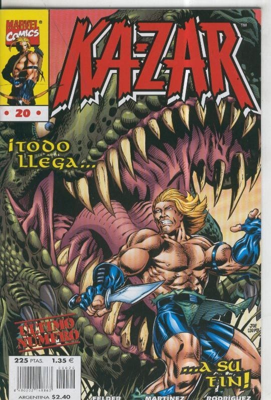 Kazar volumen 1 numero 20 (fin de la coleccion)