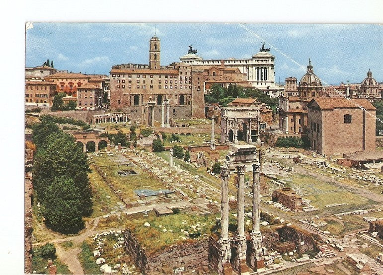 Postal 020333 : Panorama del Foro Romano - Roma