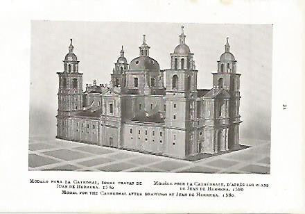 LAMINA 2208: VALLADOLID. Maqueta para la Catedral de Juan de Herrera. 1580