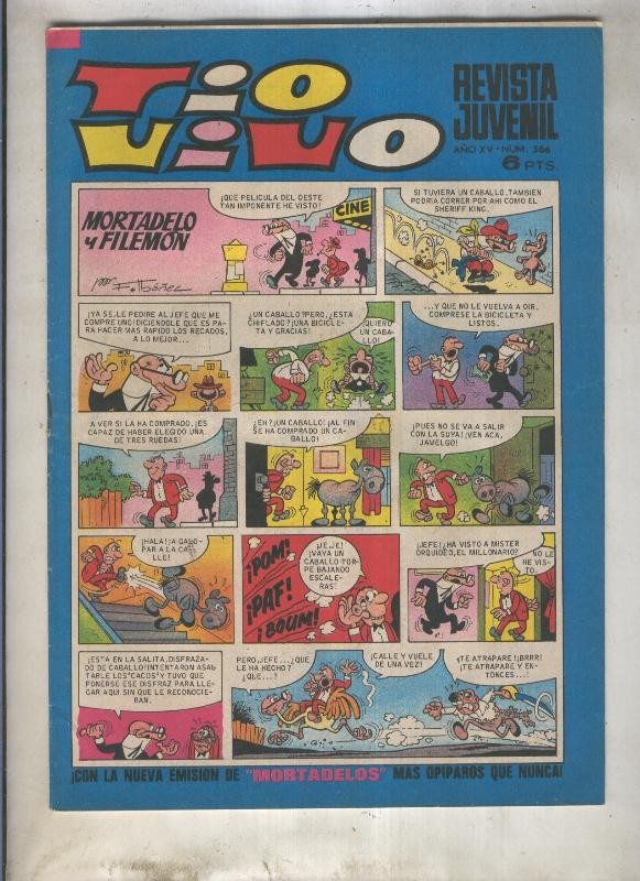 Tio Vivo segunda epoca numero 0566 (numerado 1 en trasera)