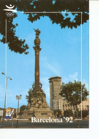 Postal 020739 : Colon. Aquell home. Coleccion Olimpica Barcelona 98