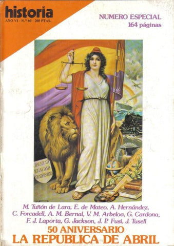 Historia 16 numero 060: La Republica de Abril  